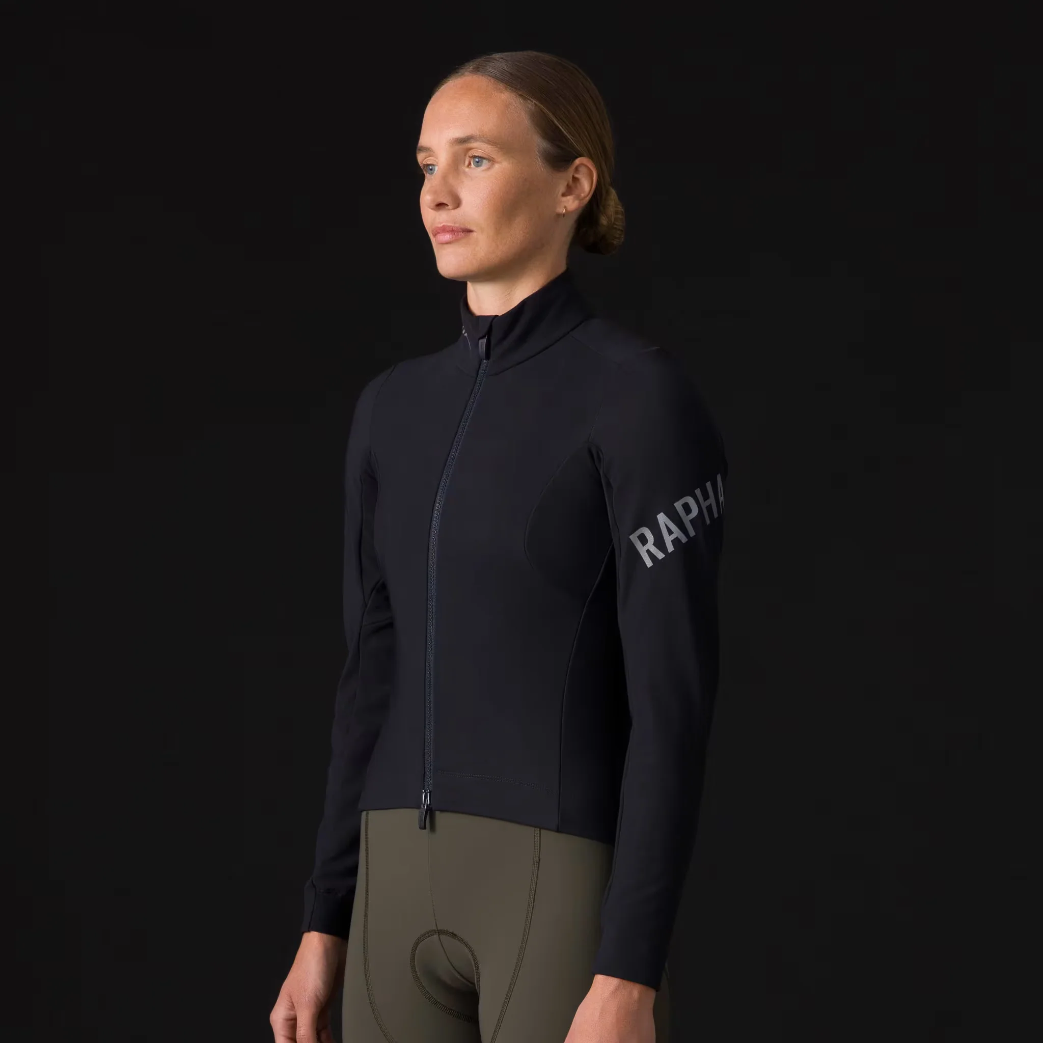 Rapha Pro Team Women's Shadow Winter Jacket Black/Silver Reflective - Image 4
