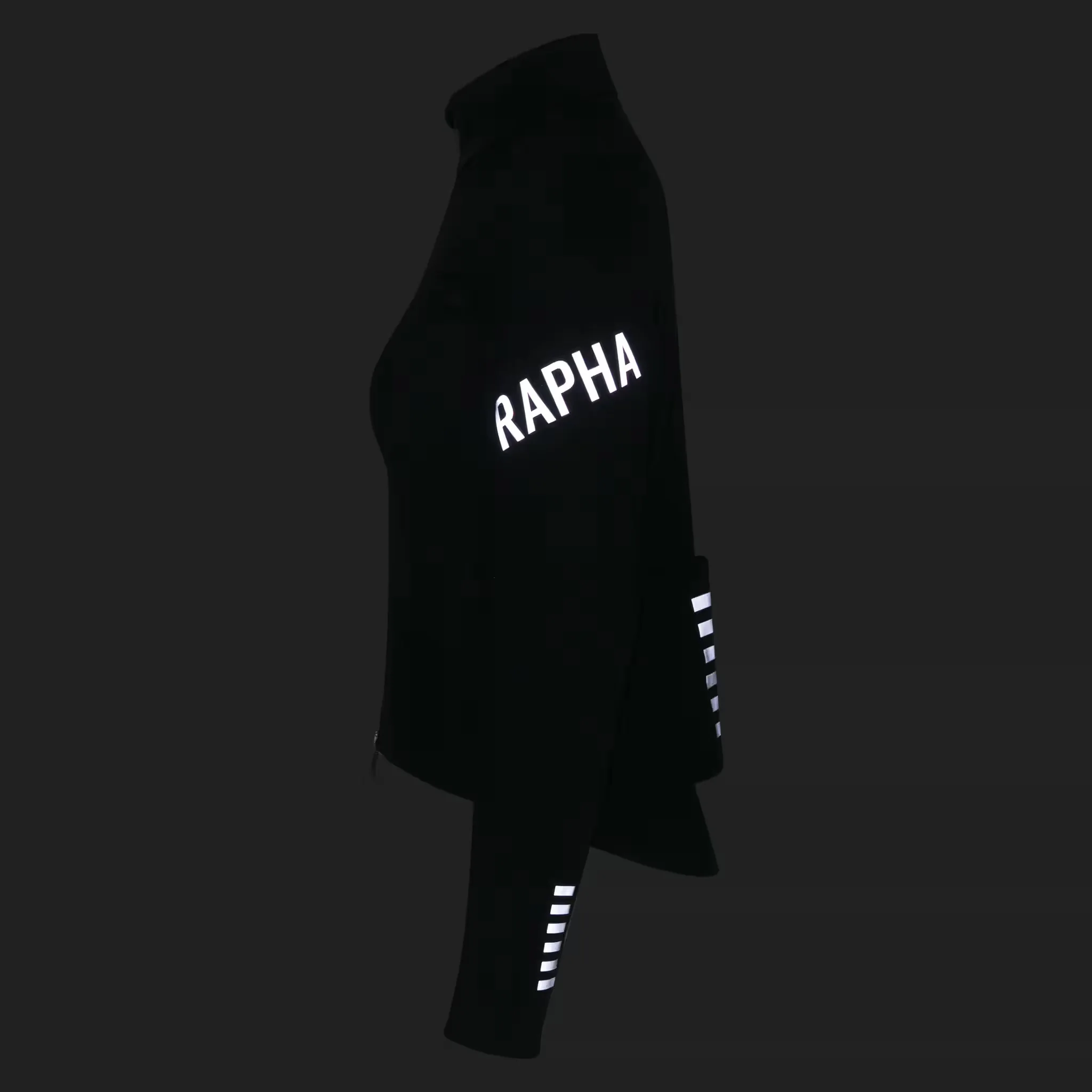 Rapha Pro Team Women's Shadow Winter Jacket Black/Silver Reflective - Image 7