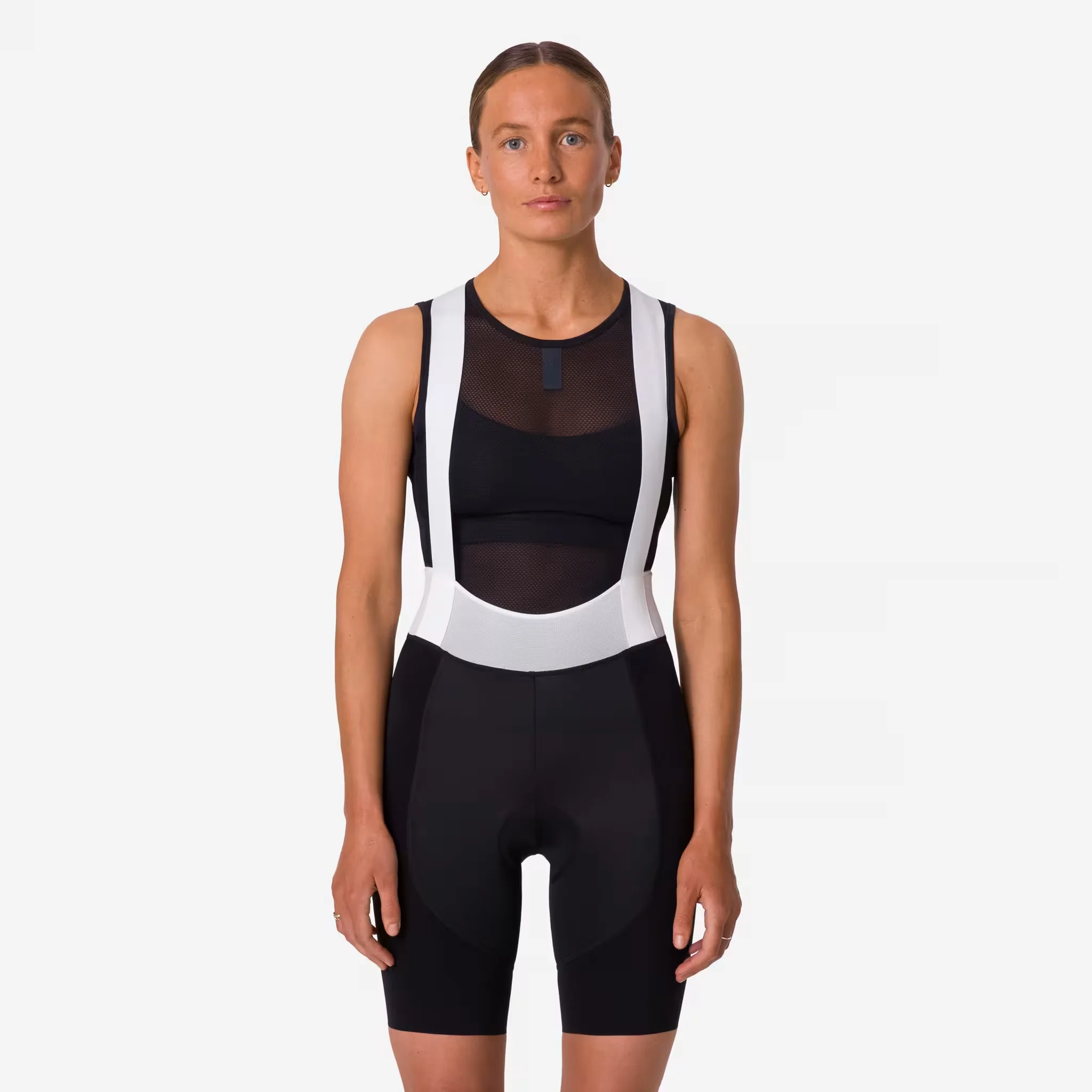 Rapha Women's Pro Team Bib Shorts III Regular Black/White - Image 3