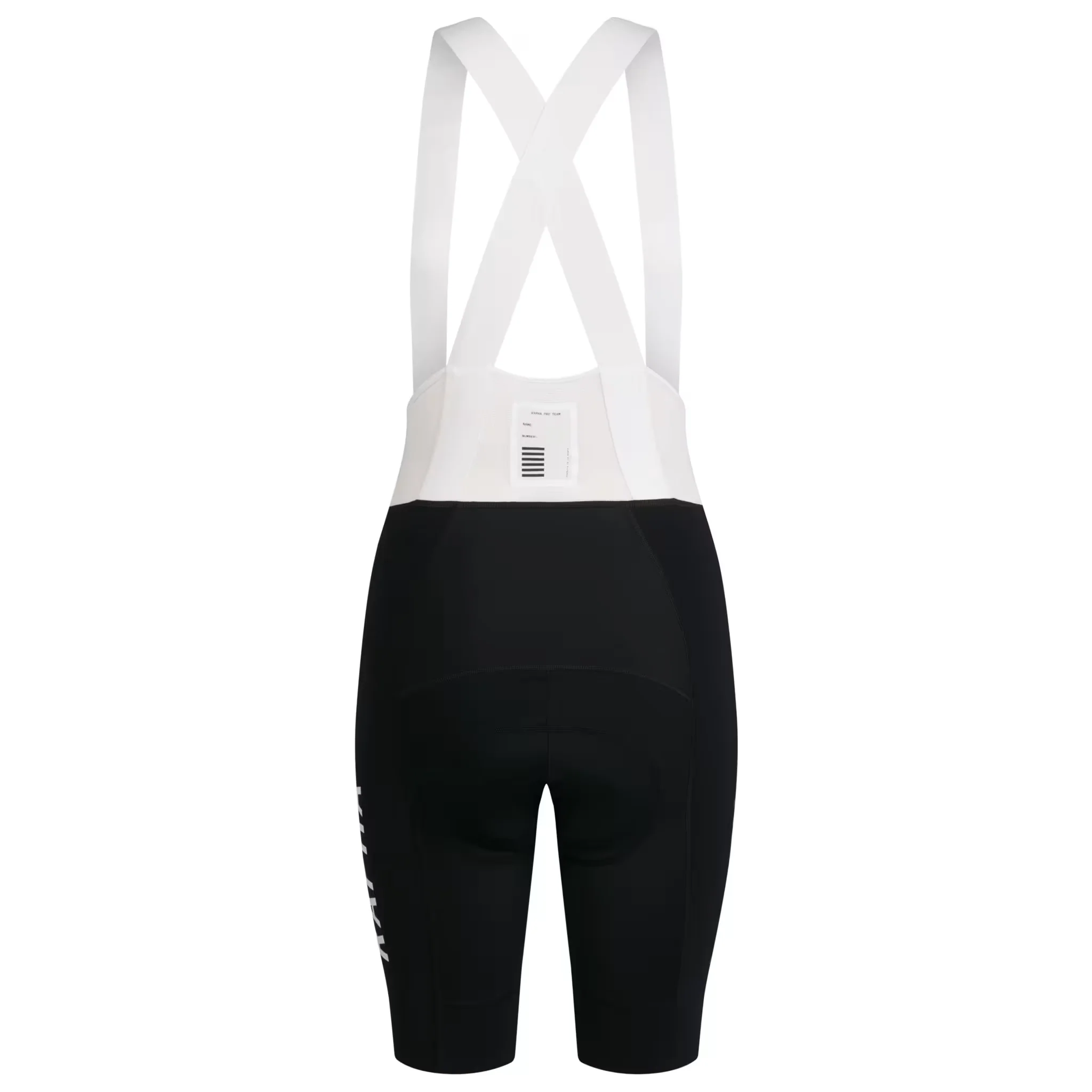 Rapha Women's Pro Team Bib Shorts III Regular Black/White - Image 4