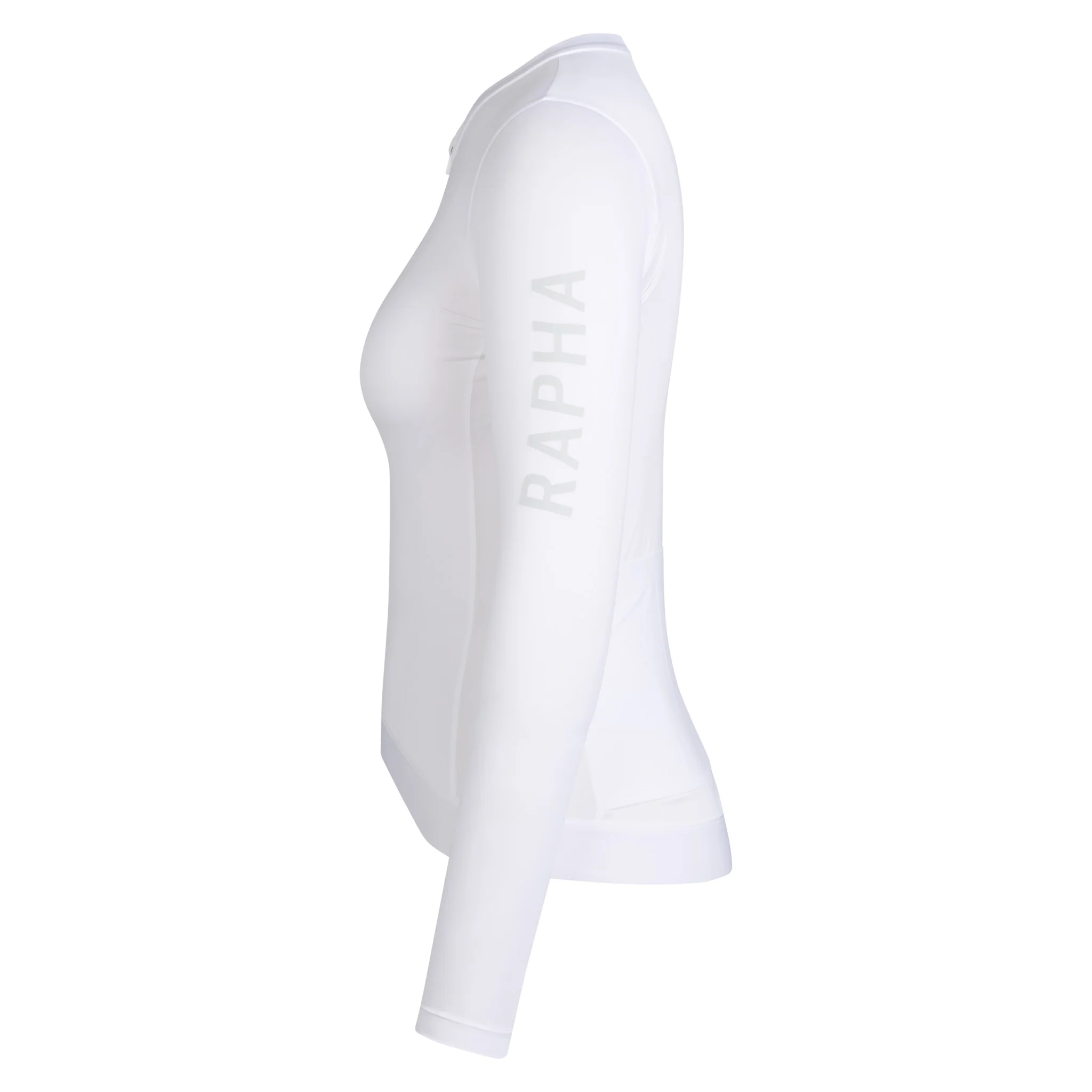 Rapha Women's Pro Team Longsleeve Lightweight Jersey III White/Silver - Image 3